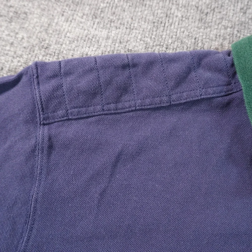 Polo Ralph Lauren Polo Shirt Mens 3XB Navy Blue Green Big Pony Short Sleeve